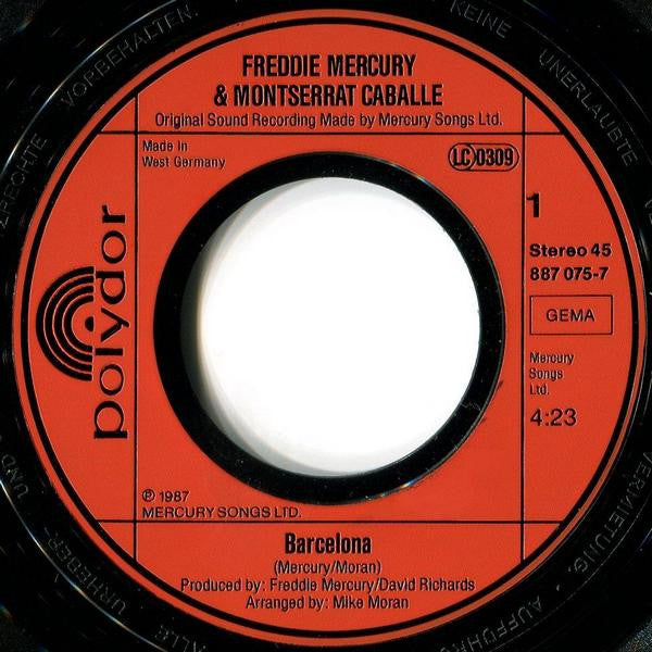 Mercury, Freddie & Montserrat Caballe - Barcelona