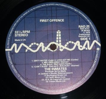 Inmates - First Offence