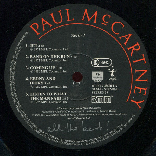 McCartney, Paul - All The Best