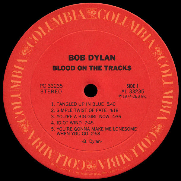 Dylan, Bob - Blood On The Tracks