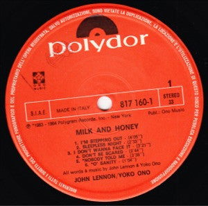 Lennon, John/Yoko Ono - Milk And Honey