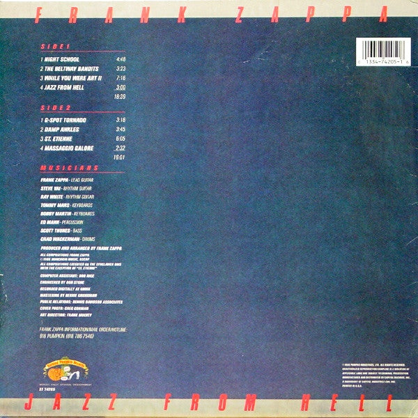Zappa, Frank - Jazz From Hell