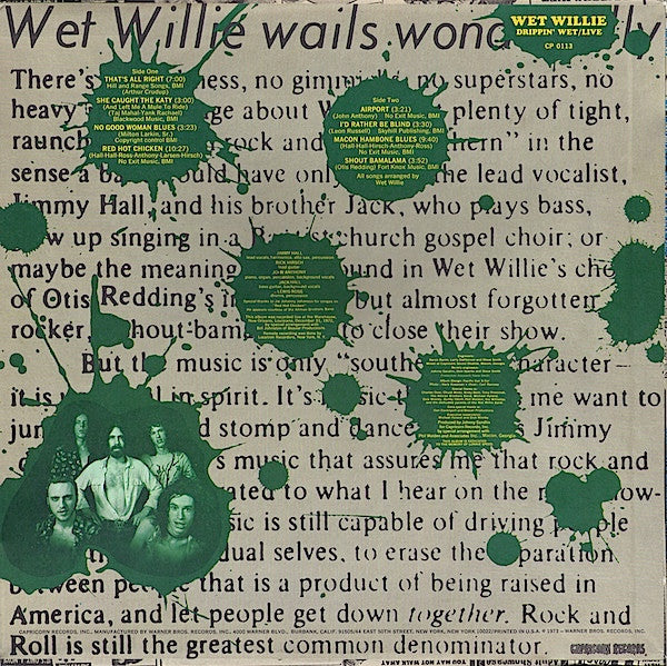 Wet Willie - Drippin' Wet