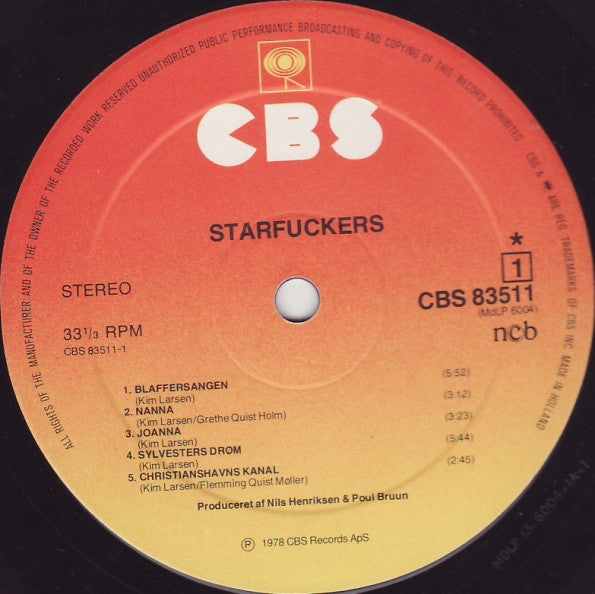 Starfuckers - Vogt Dem For Efterligninger