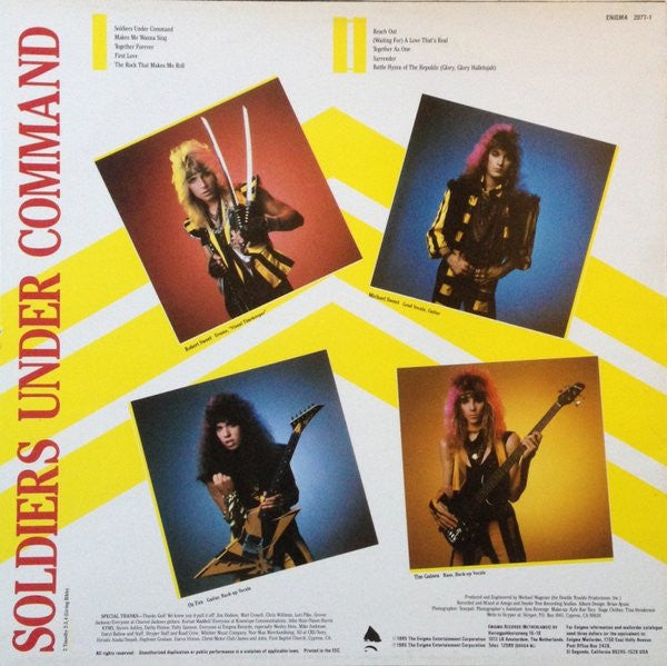Stryper -  Soldiers Under Command