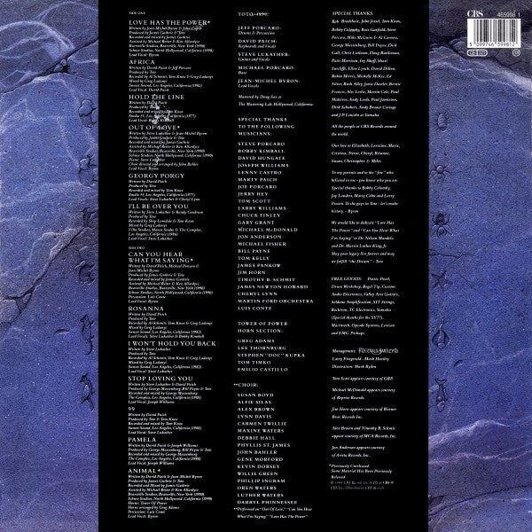 ToTo - Past To Present 1977-1990