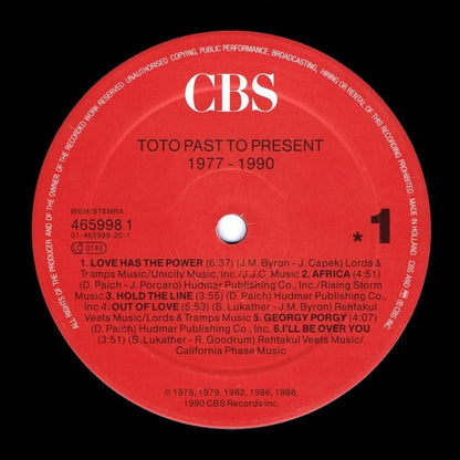 ToTo - Past To Present 1977-1990