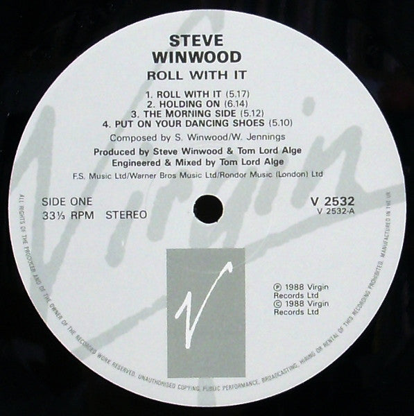 Winwood, Steve ‎– Roll With It