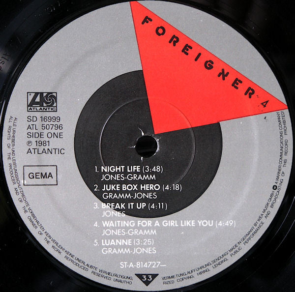 Foreigner ‎– 4