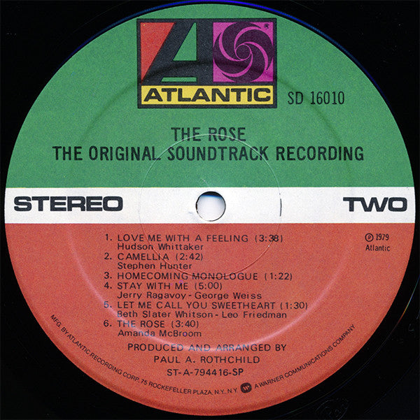 Midler, Bette ‎– The Rose