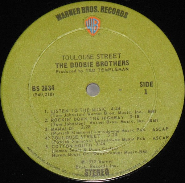 Doobie Brothers - Toulouse Street