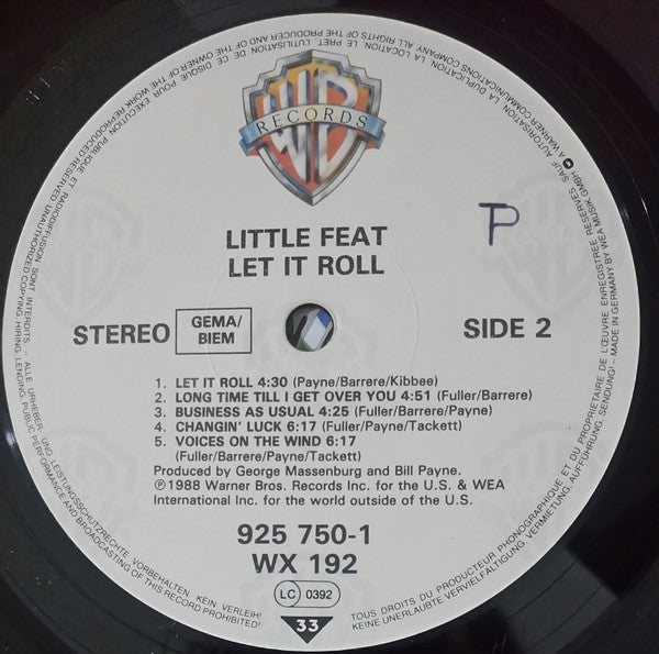 Little Feat - Let It Roll