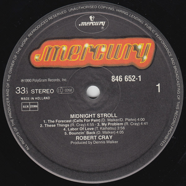 Cray, Robert - Midnight Stroll