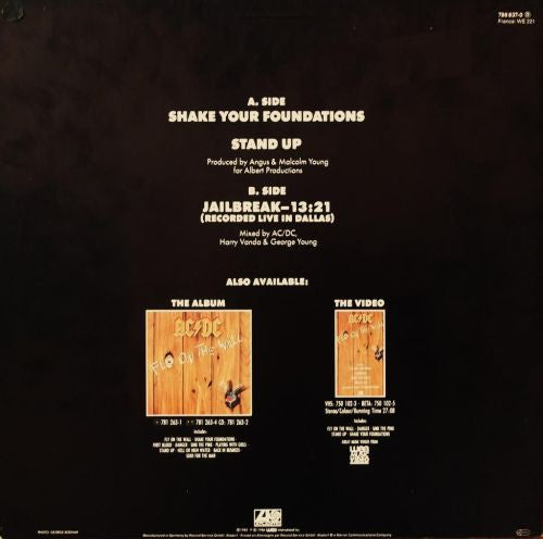 AC/DC - Shake Your Foundations - RecordPusher  