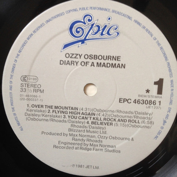 Osbourne, Ozzy - Diary Of A Madman