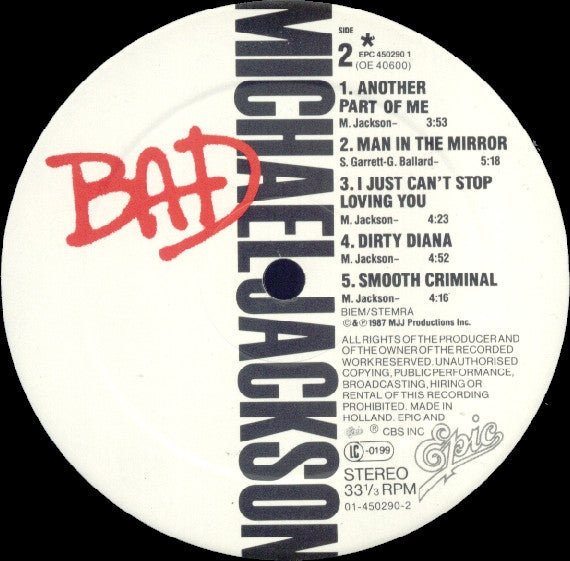 Jackson, Michael - Bad