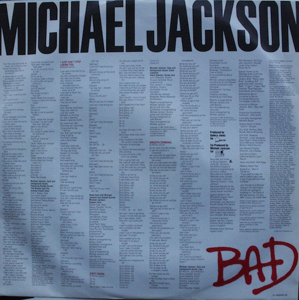 Jackson, Michael - Bad