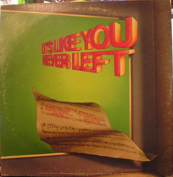 Mason, Dave - It's Like You Never Left