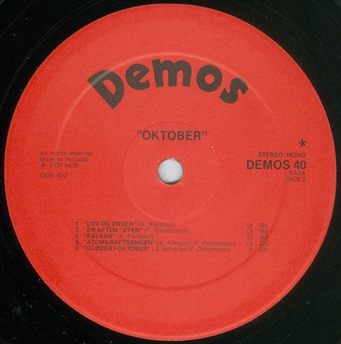 Oktober ‎– Oktober