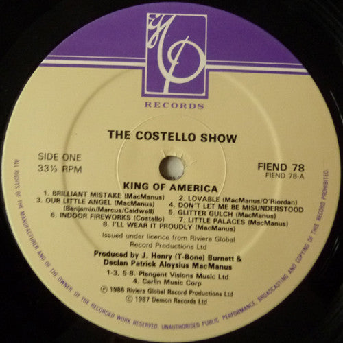 Costello, Elvis - King Of America - RecordPusher  