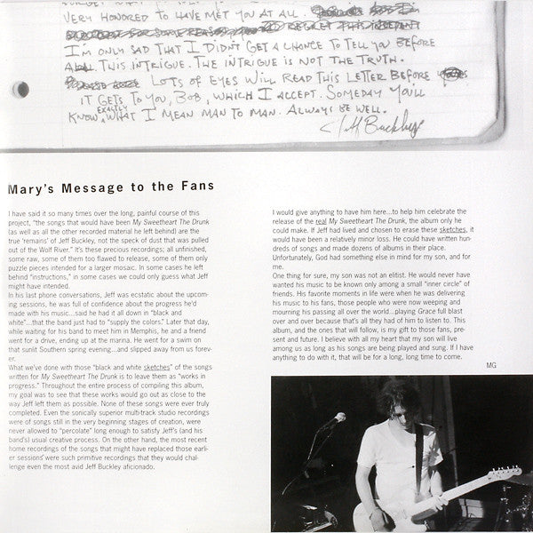 Buckley, Jeff - Sketches For My Sweetheart The Drunk