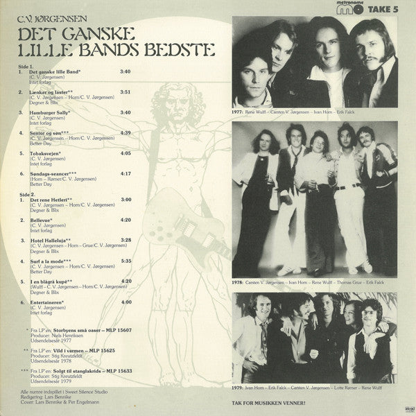 C. V. Jørgensen ‎– Det Ganske Lille Bands Bedste