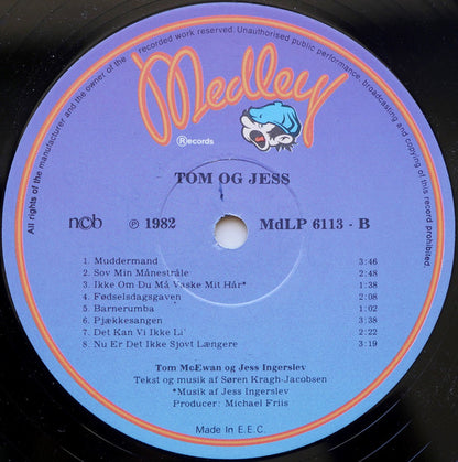 McEwan, Tom  Og Jess Ingerslev ‎– Tom & Jess
