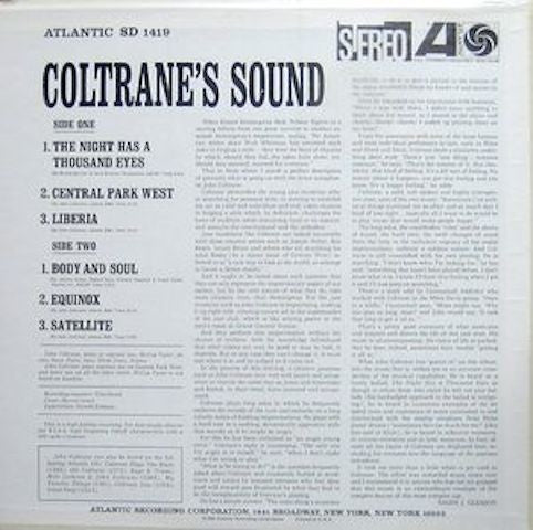 Coltrane, John ‎– Coltrane's Sound