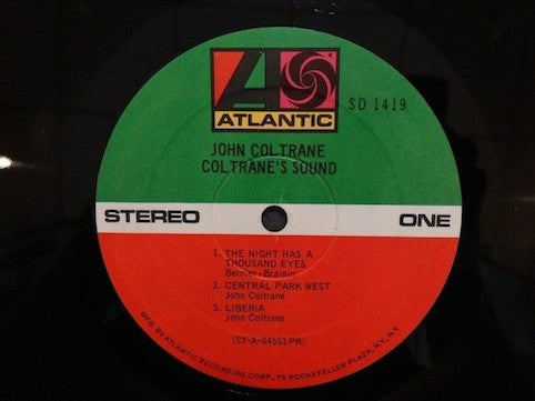Coltrane, John ‎– Coltrane's Sound