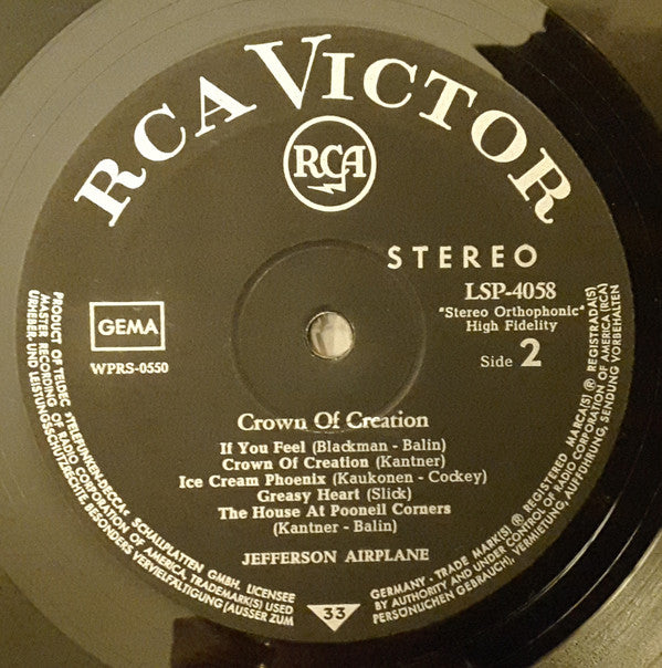 Jefferson Airplane ‎– Crown Of Creation