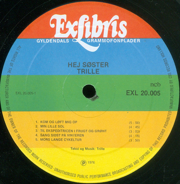 Trille ‎– Hej Søster