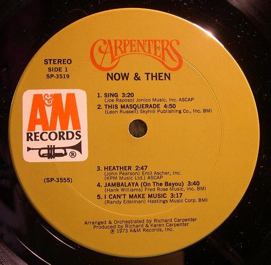 Carpenters - Now & Then