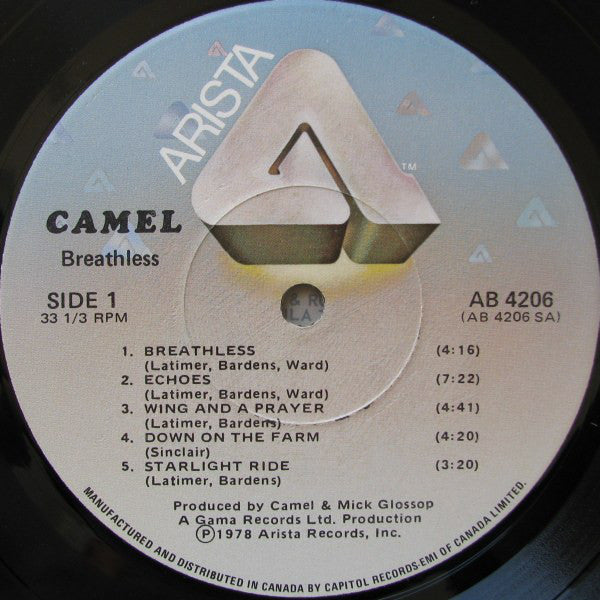 Camel ‎– Breathless