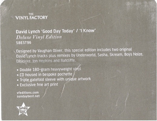 Lynch, David - Good Day Today I know