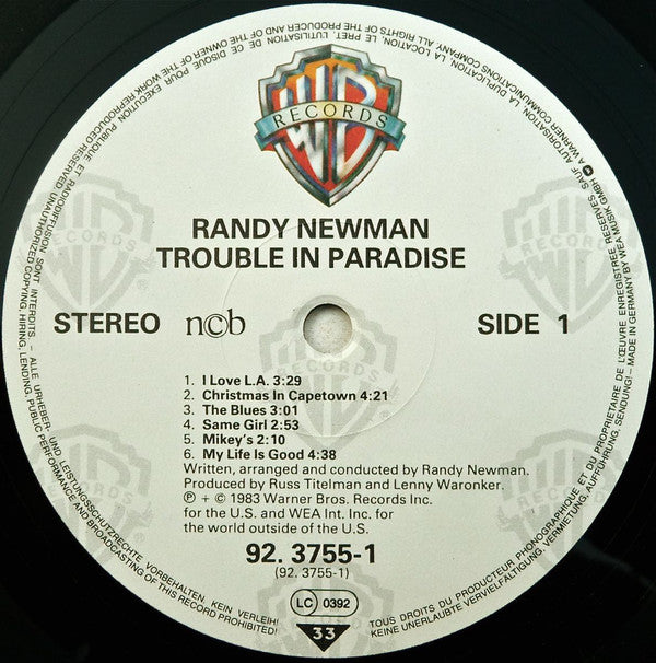 Newman, Randy - Trouble In Paradise