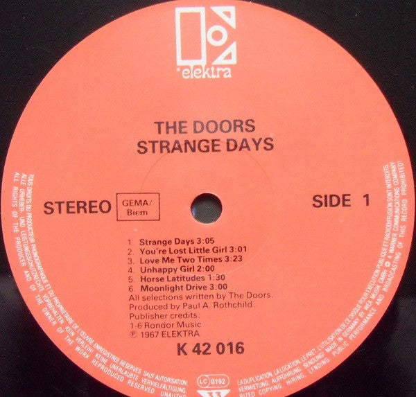 Doors - Strange Days - RecordPusher  
