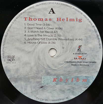 Helmig,Thomas ‎– Rhythm