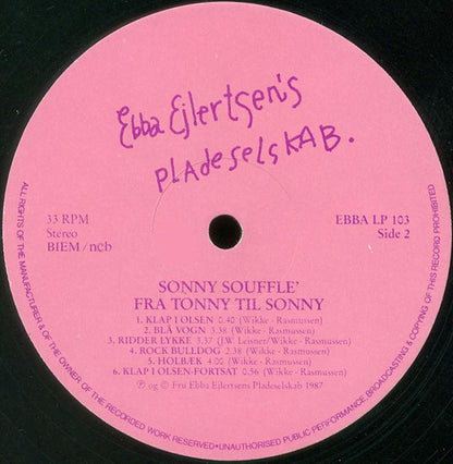 Sonny Soufflé - Fra Tonny Til Sonny