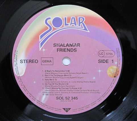 Shalamar ‎– Friends