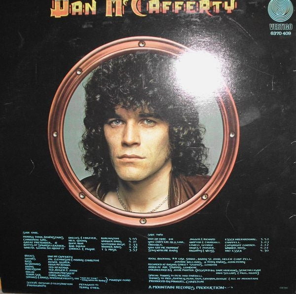 McCafferty, Dan - Dan McCafferty