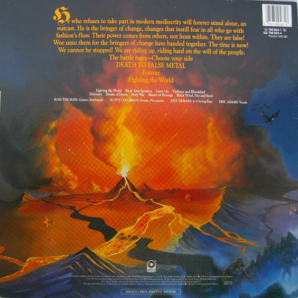 Manowar - Fighting The World.