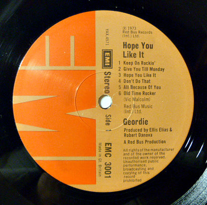 Geordie - Hope You Like It