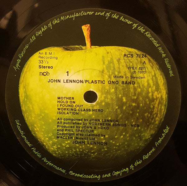 Lennon, John Plastic Ono Band - John Lennon/Plastic Ono Band