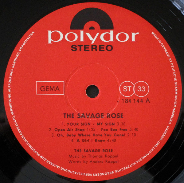 Savage Rose - The Savage Rose