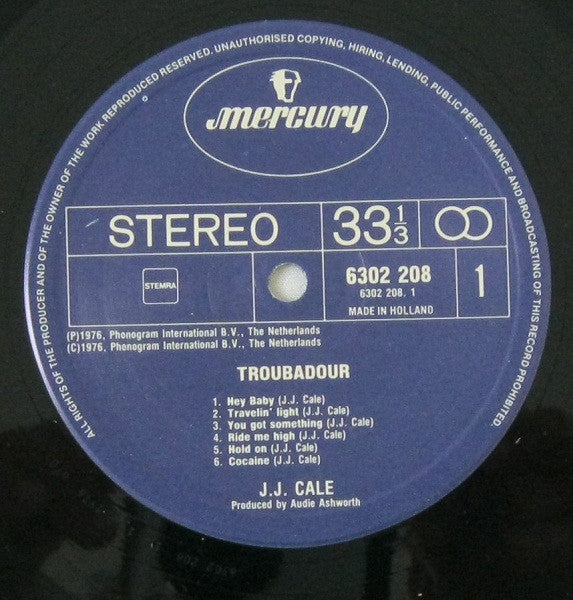 Cale, J.J. - Troubadour - RecordPusher  