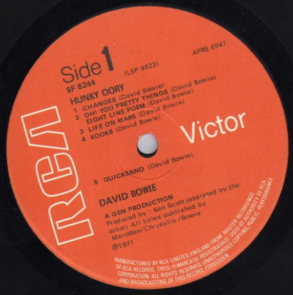 Bowie, David - Hunky Dory