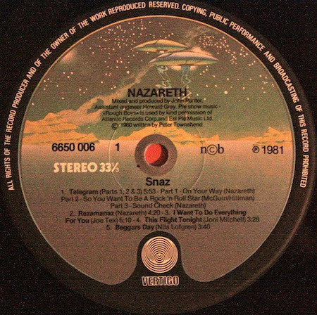 Nazareth - Snaz