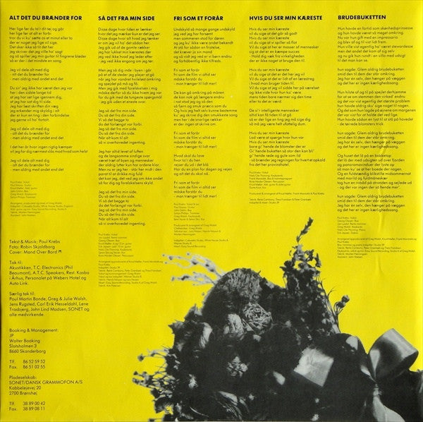Krebs, Poul ‎– Fri Som Et Forår