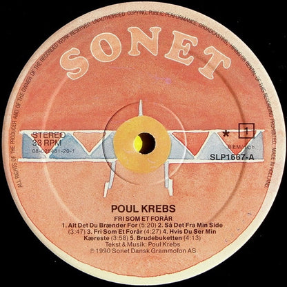 Krebs, Poul ‎– Fri Som Et Forår