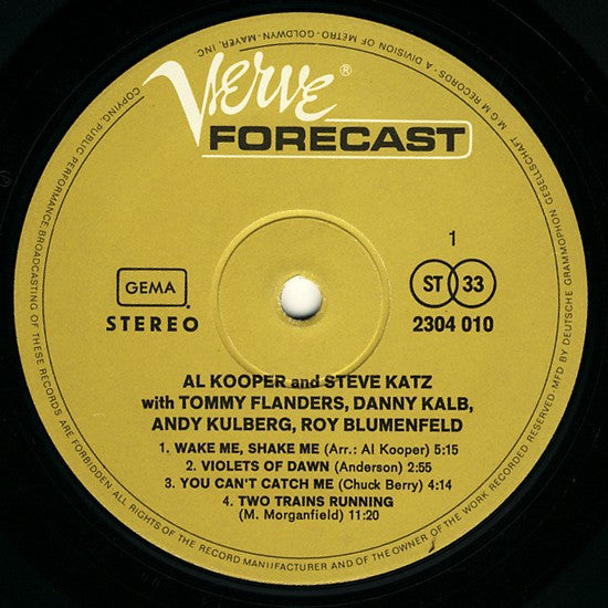 Kooper, Al And Steve Katz - With  Flanders, Kalb et al